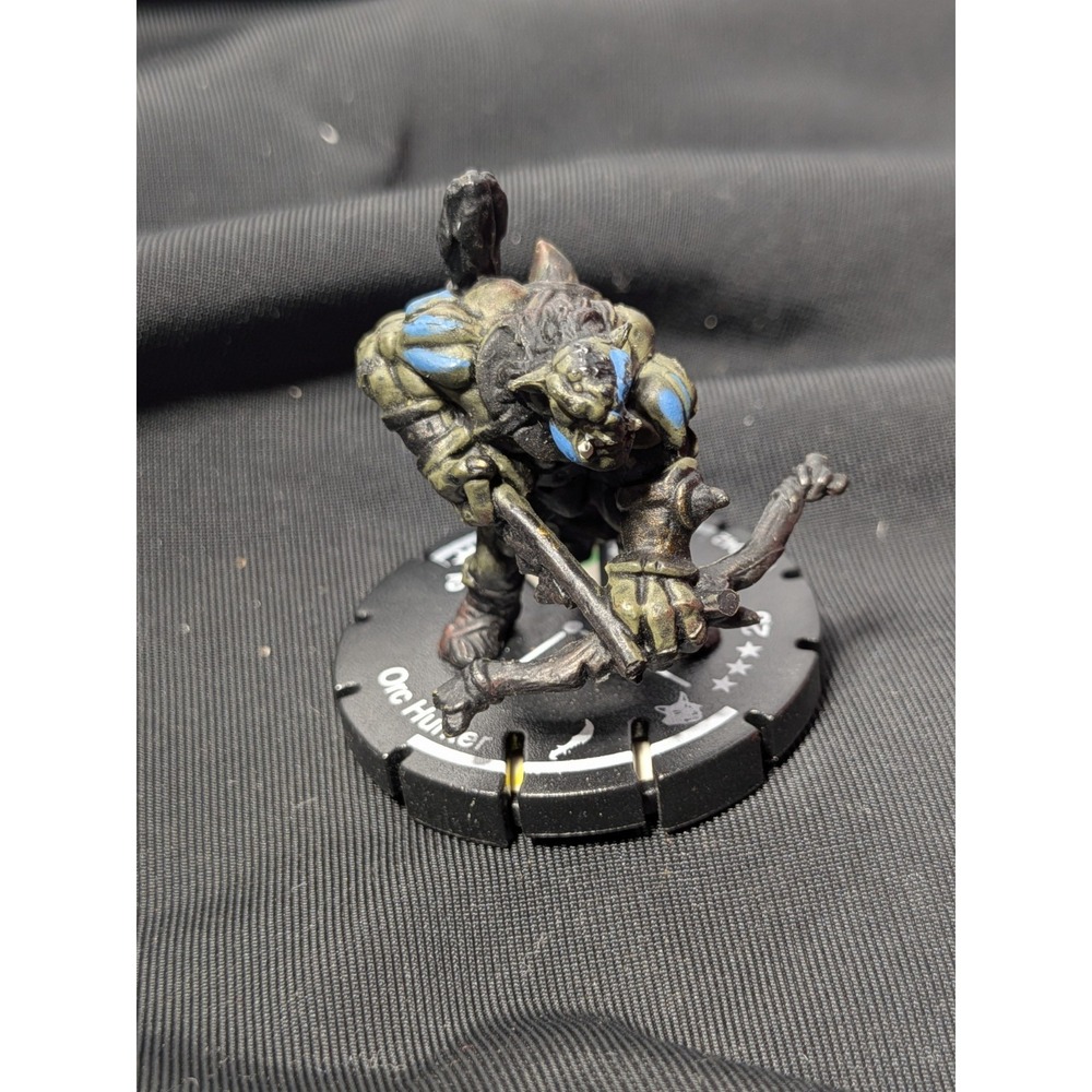 Mage Knight Orc Hunter #042 WizKids 2003 3-Star Rare Mini Figure Tabletop RPG